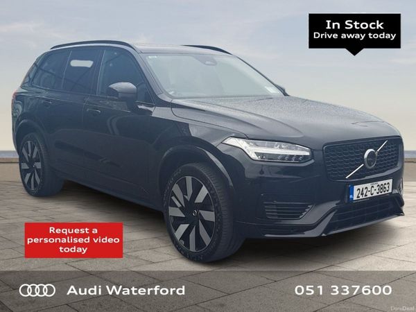 Volvo XC90 SUV, Petrol Plug-in Hybrid, 2024, Black