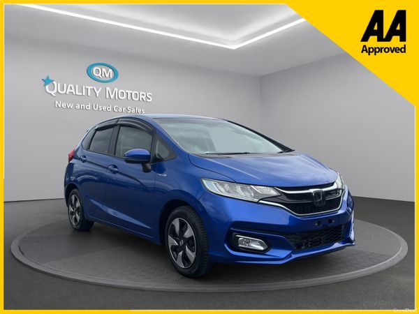 Honda Fit Hatchback, Petrol Hybrid, 2019, Blue