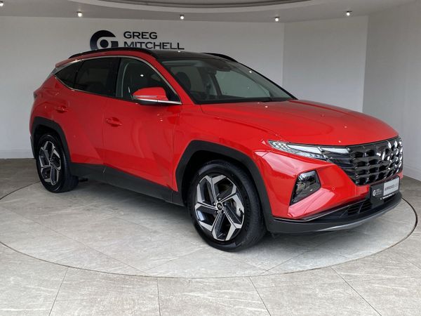 Hyundai Tucson SUV, Petrol Hybrid, 2023, Red