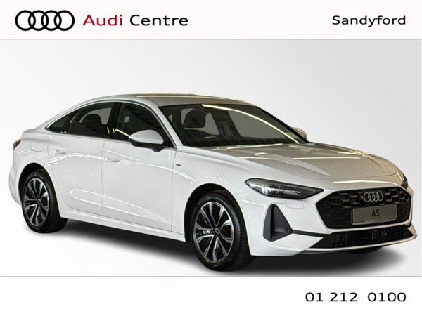 Audi A5 Saloon, Petrol Plug-in Hybrid, 2026, White