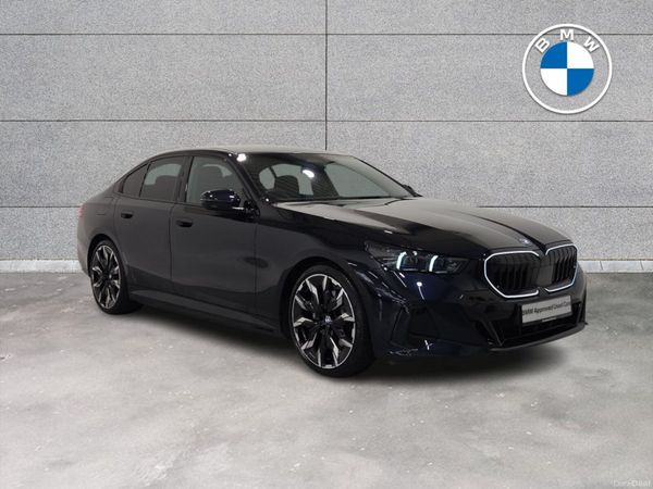 BMW 5-Series Saloon, Petrol Plug-in Hybrid, 2025, Black