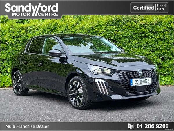 Peugeot 208 Hatchback, Petrol, 2026, Black