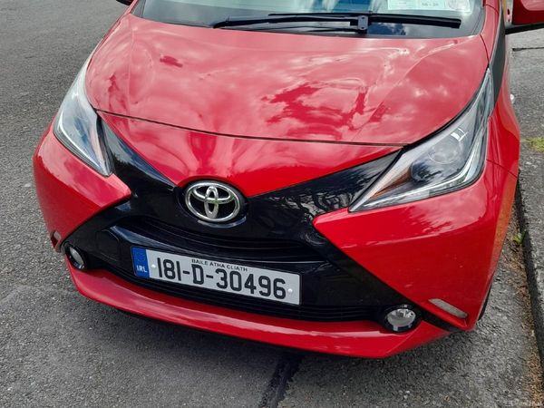 Toyota Aygo Hatchback, Petrol, 2018, Red