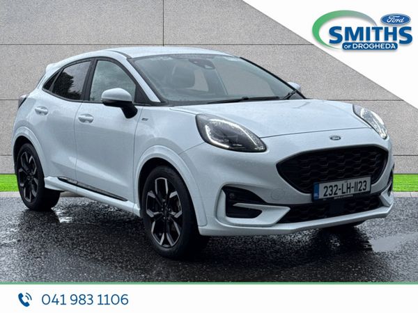 Ford Puma MPV, Petrol Hybrid, 2023, White
