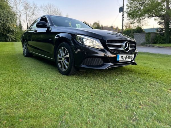 Mercedes-Benz C-Class Saloon, Petrol Plug-in Hybrid, 2017, Black