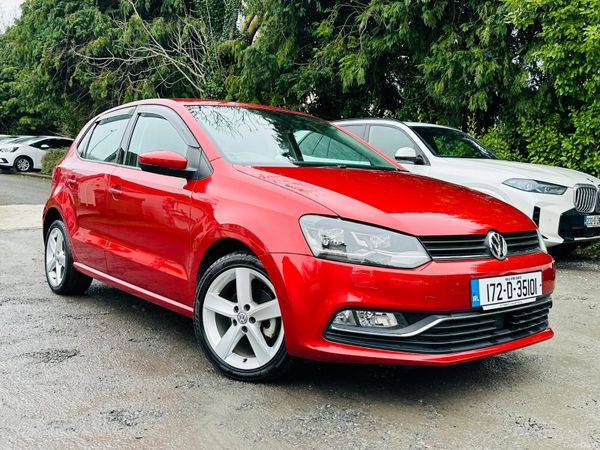 Volkswagen Polo Hatchback, Petrol, 2017, Red