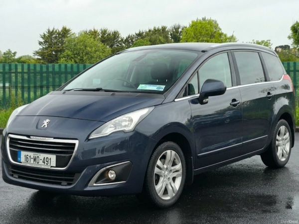 Peugeot 5008 MPV, Diesel, 2016, Blue