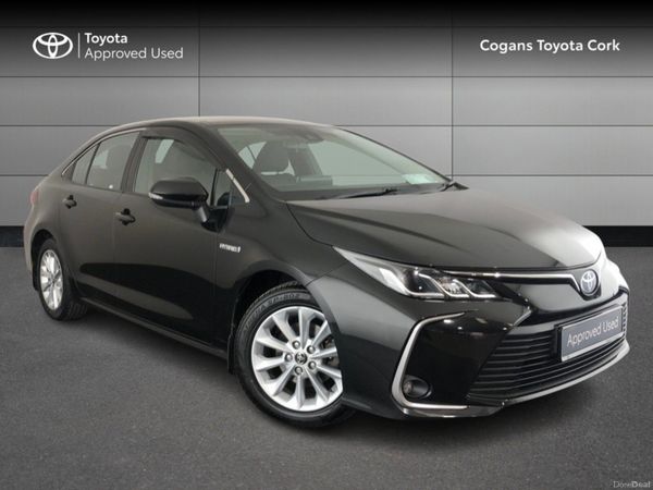 Toyota Corolla Saloon, Petrol Hybrid, 2019, Black