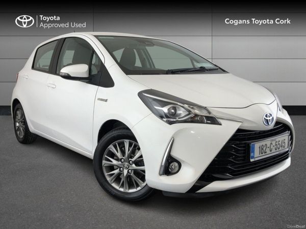 Toyota Yaris Hatchback, Petrol Hybrid, 2018, White
