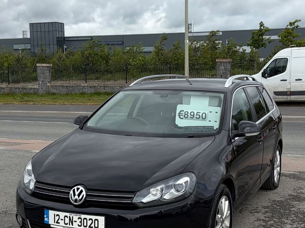 Volkswagen Golf Estate, Petrol Hybrid, 2012, Black