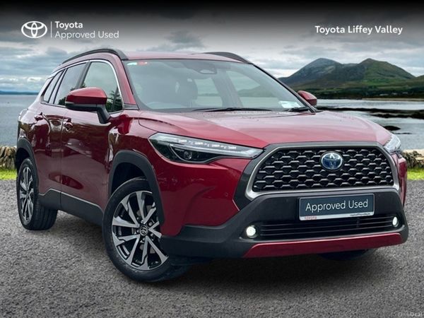 Toyota Corolla Cross SUV, Petrol Hybrid, 2024, Red