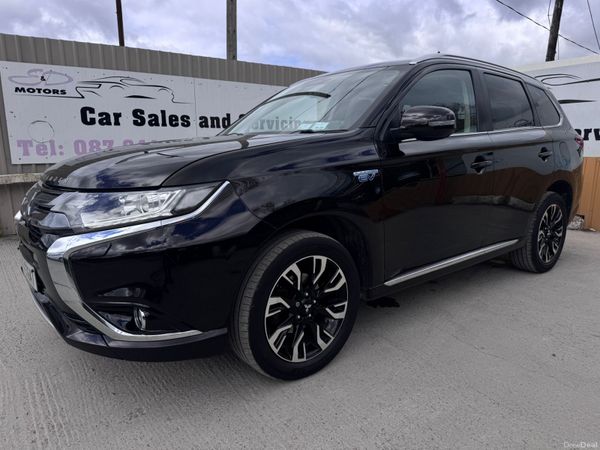 Mitsubishi Outlander SUV, Petrol Plug-in Hybrid, 2017, Black