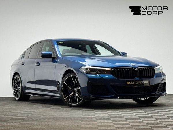 BMW 5-Series Saloon, Petrol Plug-in Hybrid, 2022, Blue