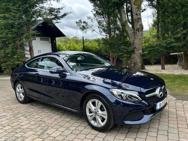 Mercedes-Benz C-Class Coupe, Petrol, 2018, Blue