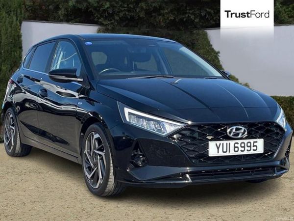 Hyundai i20 Hatchback, Petrol Hybrid, 2023, Black