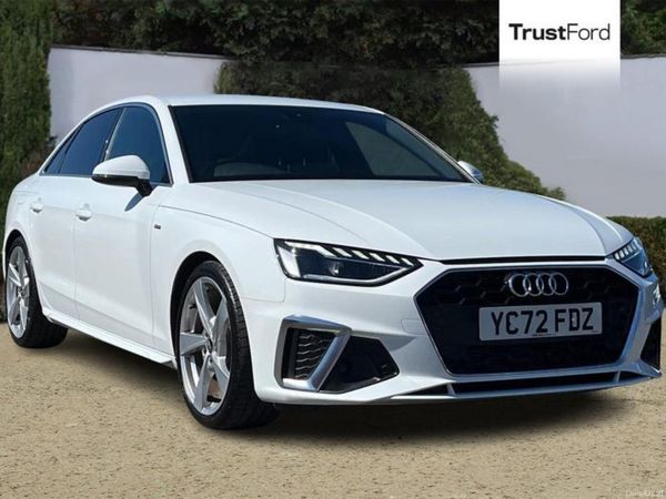 Audi A4 Saloon, Petrol, 2022, White