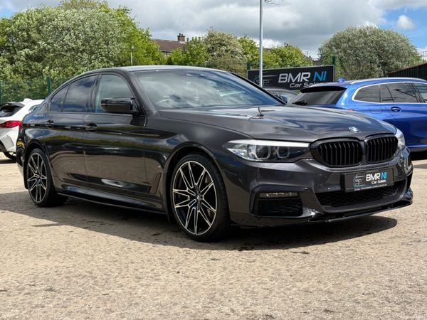 BMW 5-Series Saloon, Petrol Hybrid, 2018, Grey