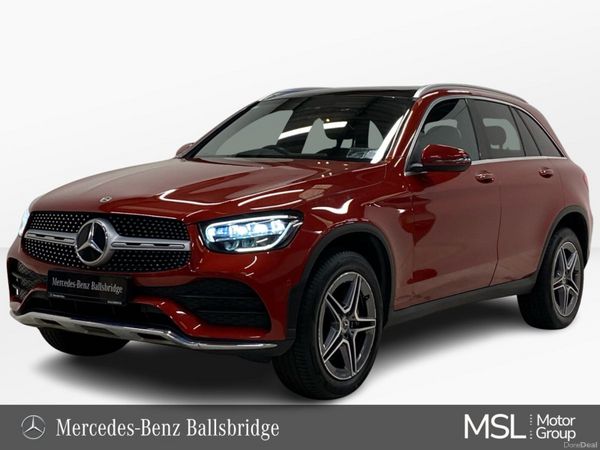 Mercedes-Benz GLC SUV, Petrol Plug-in Hybrid, 2022, Red