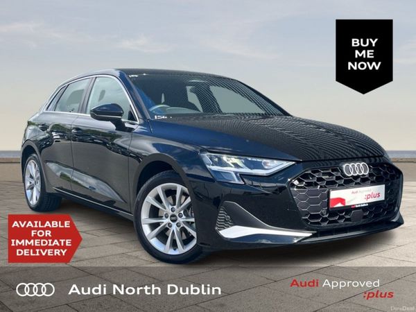Audi A3 Hatchback, Petrol Plug-in Hybrid, 2025, Black