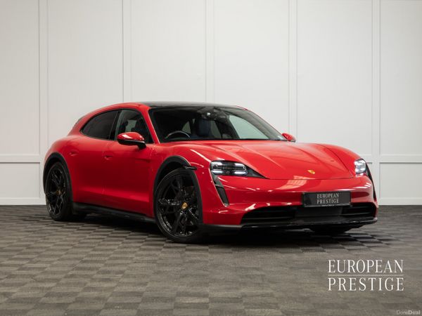 Porsche Taycan Estate, Electric, 2022, Red