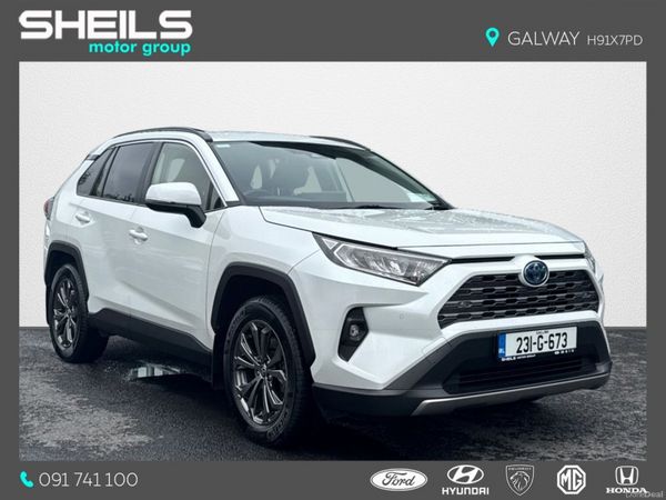 Toyota RAV4 SUV, Petrol Hybrid, 2023, White