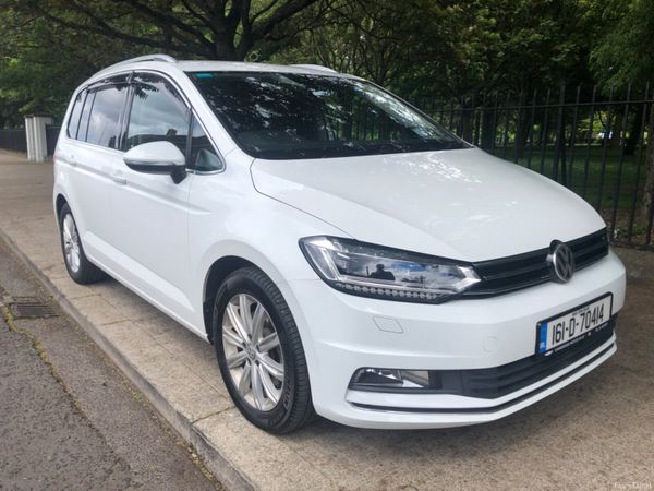 Volkswagen Touran MPV, Petrol, 2016, White