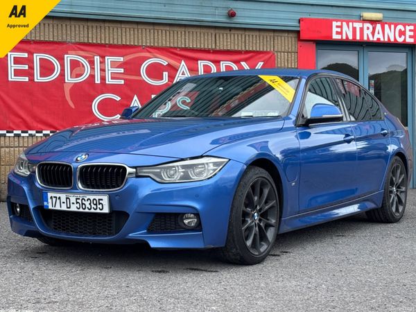 BMW 3-Series Saloon, Petrol Plug-in Hybrid, 2017, Blue