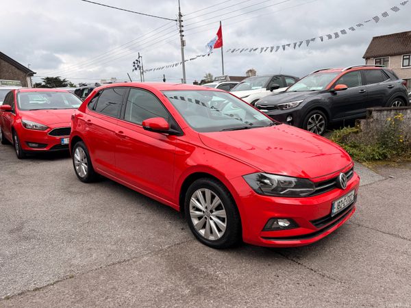 Volkswagen Polo Hatchback, Petrol, 2018, Red