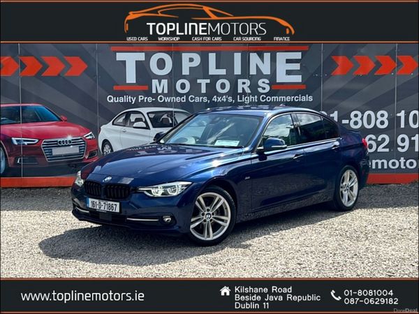 BMW 3-Series Saloon, Diesel, 2016, Blue