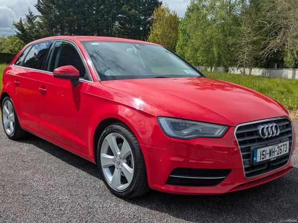 Audi A3 Hatchback, Petrol, 2015, Red