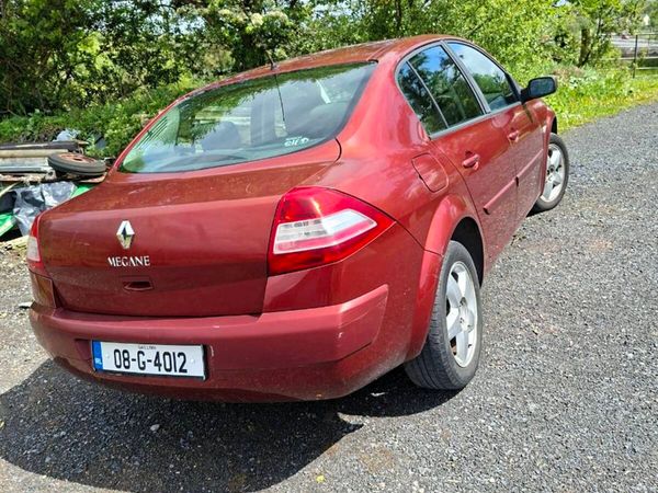 Renault Megane Saloon, Petrol, 2008, Red