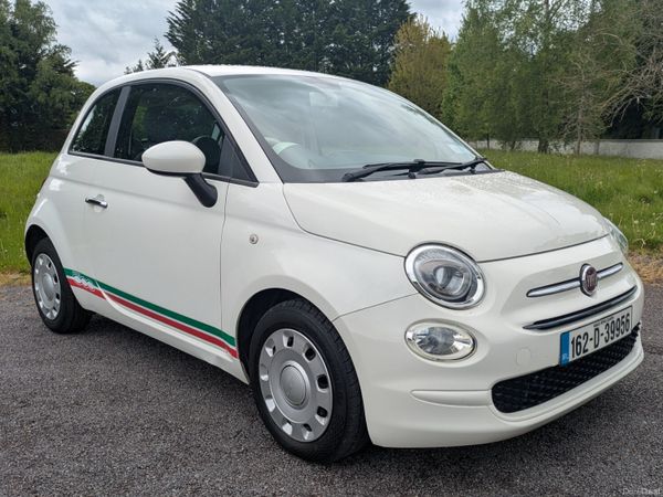 Fiat 500 Hatchback, Petrol, 2016, White