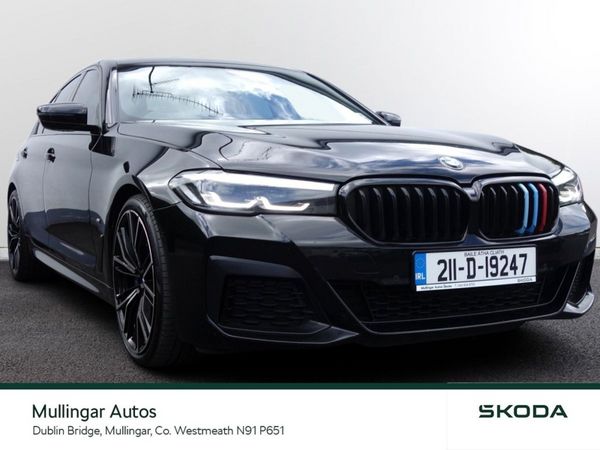 BMW 5-Series Saloon, Diesel, 2021, Black