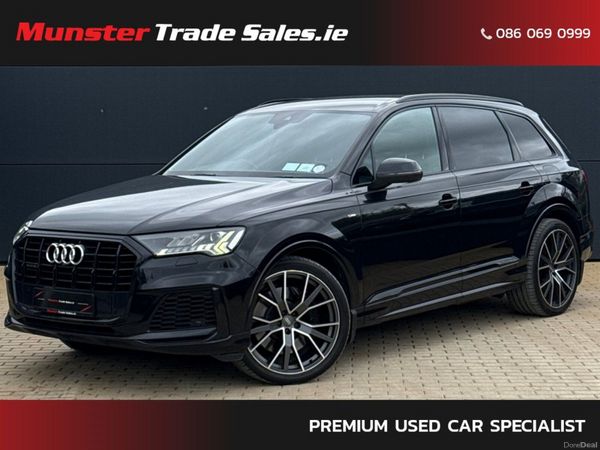 Audi Q7 SUV, Petrol Plug-in Hybrid, 2020, Black