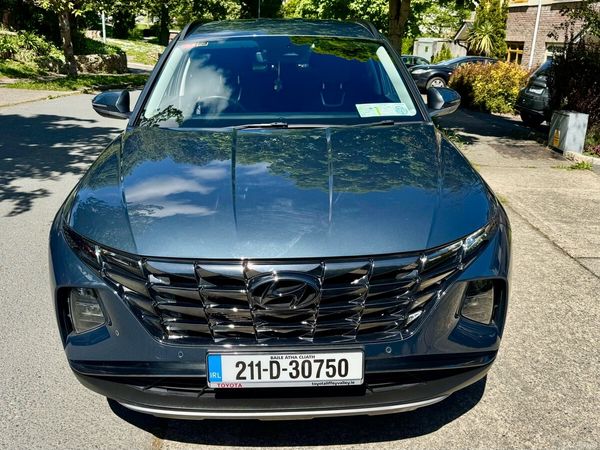 Hyundai Tucson SUV, Petrol Hybrid, 2021, Blue