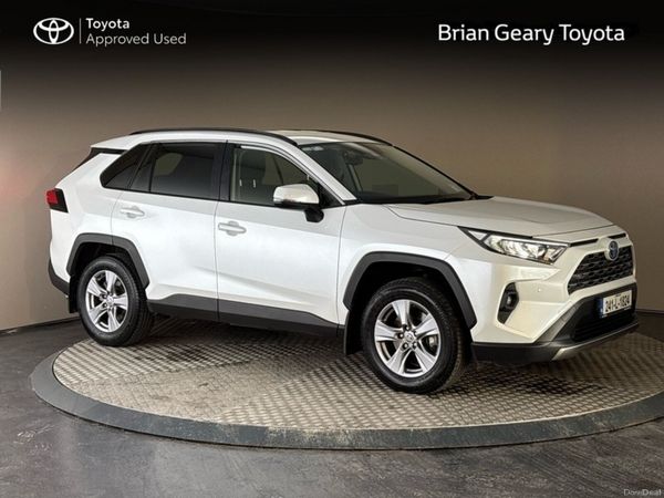 Toyota RAV4 SUV, Petrol Hybrid, 2024, White