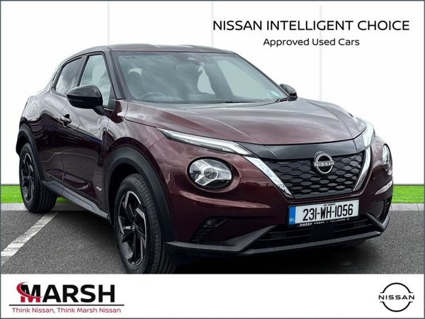 Nissan Juke SUV, Petrol Hybrid, 2023, Red