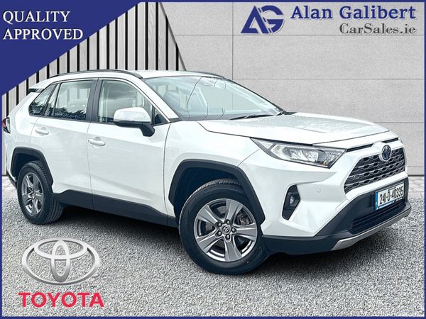 Toyota RAV4 SUV, Petrol Hybrid, 2024, White