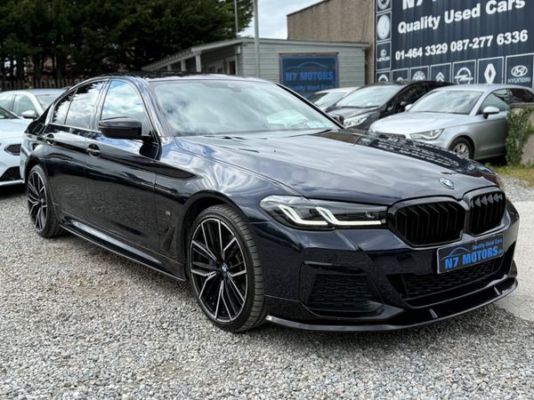 BMW 5-Series Saloon, Petrol Plug-in Hybrid, 2021, Black