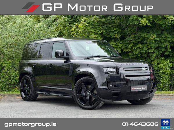Land Rover Defender Estate, Petrol Plug-in Hybrid, 2023, Black