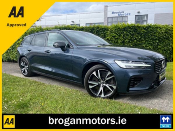 Volvo V60 Estate, Petrol Plug-in Hybrid, 2022, Blue