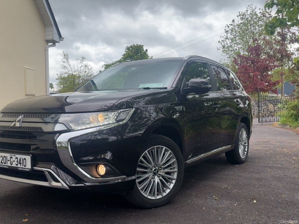 Mitsubishi Outlander SUV, Petrol Plug-in Hybrid, 2020, Black