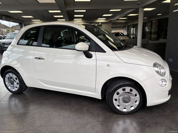 Fiat 500 Hatchback, Petrol, 2015, White