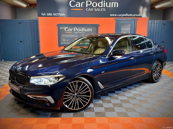 BMW 5-Series Saloon, Diesel, 2017, Blue