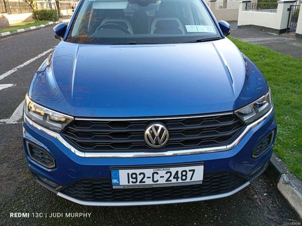 Volkswagen T-Roc SUV, Petrol, 2019, Blue