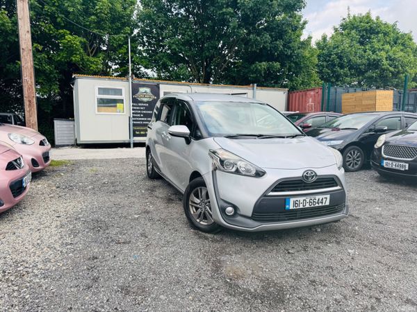 Toyota Sienta MPV, Petrol, 2016, Silver