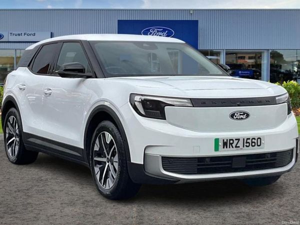 Ford Explorer SUV, Electric, 2024, White