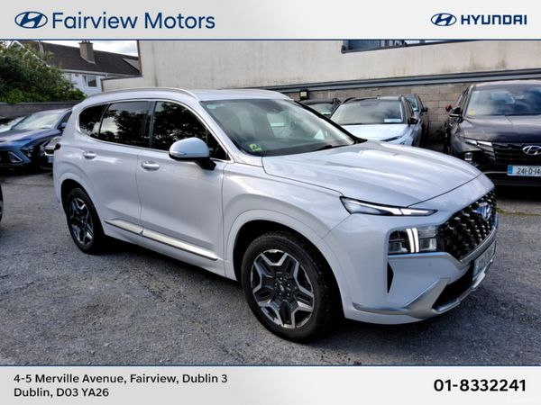 Hyundai Santa Fe Estate, Petrol Plug-in Hybrid, 2022, White