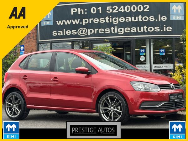 Volkswagen Polo Hatchback, Petrol, 2015, Red