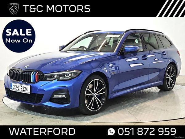 BMW 3-Series Estate, Petrol Plug-in Hybrid, 2021, Blue
